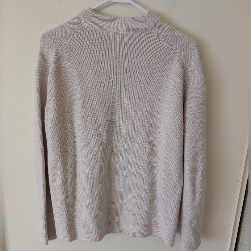 lululemon athletica Womens 6 Gray Merino Wool Blend Ribbed Crewneck Sweater - Picture 5 of 7
